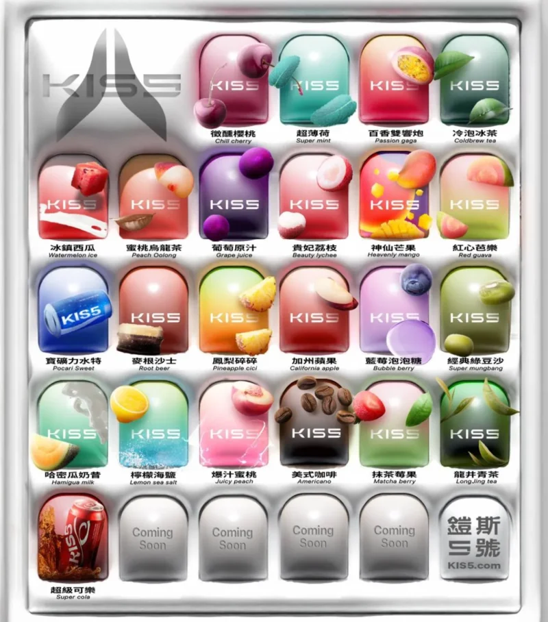 KISS鎧斯5號<br>一代通用(sp2/relx)拋棄式煙蛋 一代煙蛋 KISS鎧斯5號一代通用(sp2/relx)拋棄式煙蛋 一代煙蛋